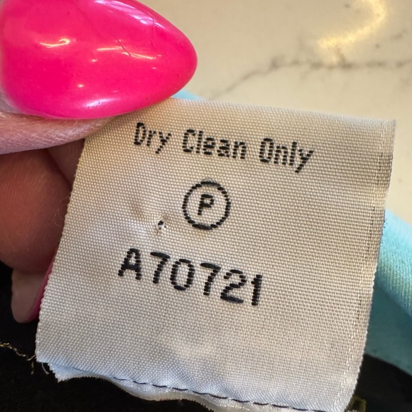 Bob Mackie Wearable Art Black and Blue Embroidered Top - Picture 11 of 11